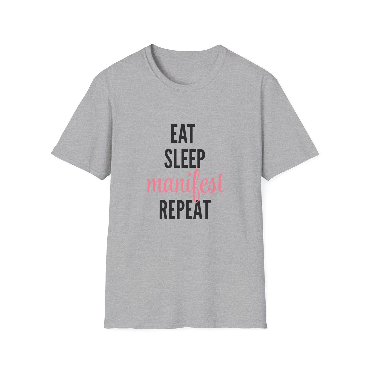 Motivational Manifestation T-Shirt, Unisex Tee for Positivity, Personal Growth Shirt, Gift for Friends, Inspirational Wear