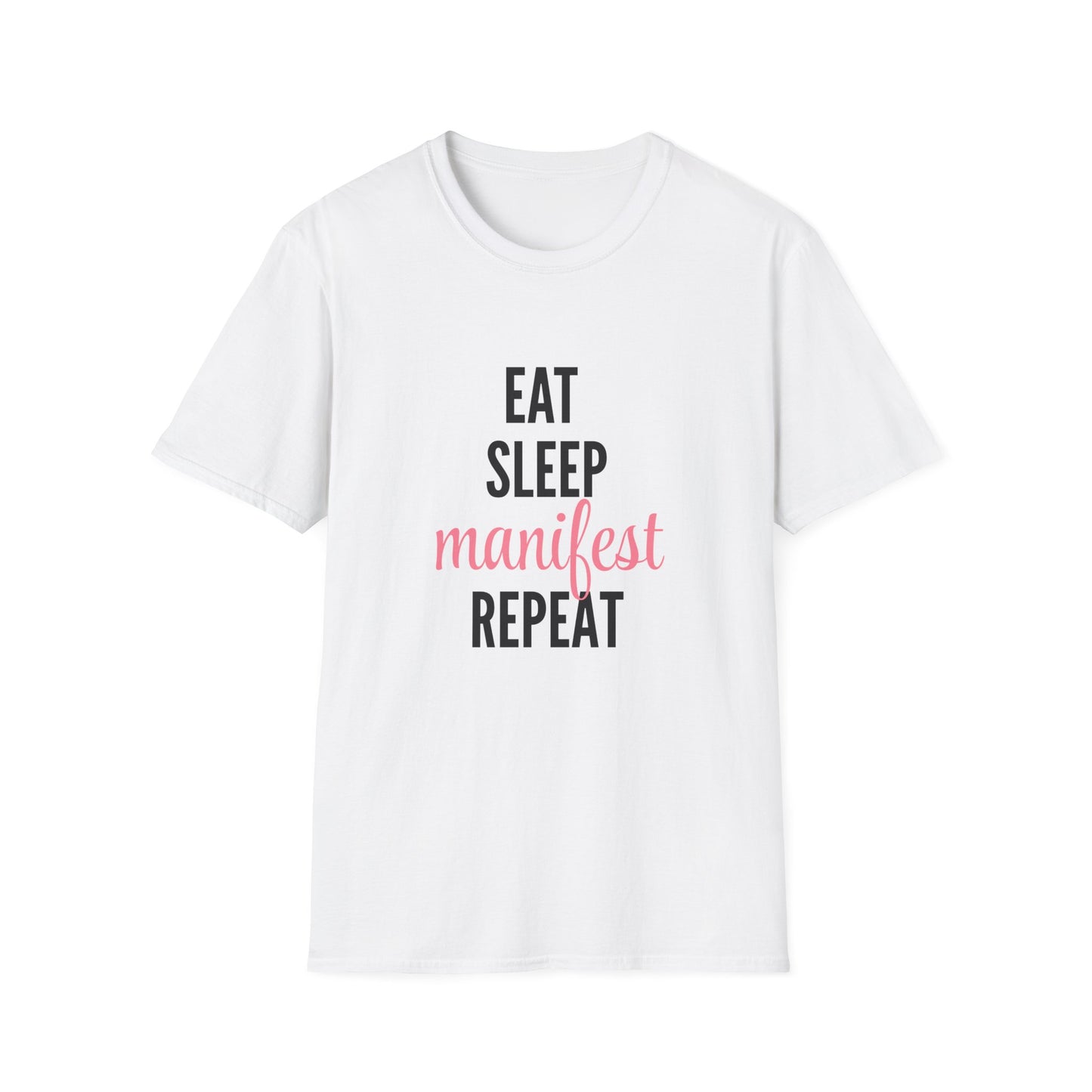 Motivational Manifestation T-Shirt, Unisex Tee for Positivity, Personal Growth Shirt, Gift for Friends, Inspirational Wear