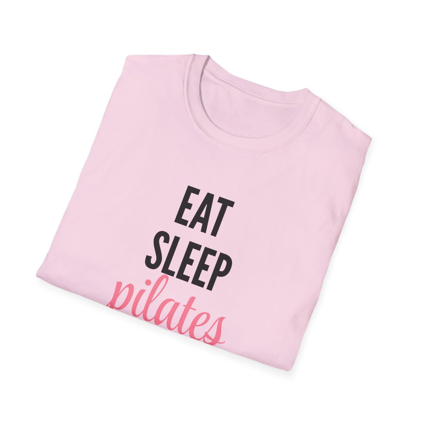 Eat Sleep Pilates Repeat T-Shirt, Motivational Workout Tee, Gift for Pilates Lovers, Fitness Apparel, Casual Unisex Shirt